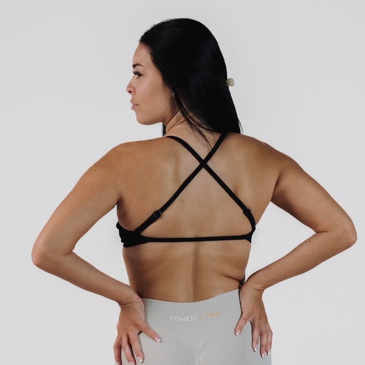 Signature Cross Strap Bra