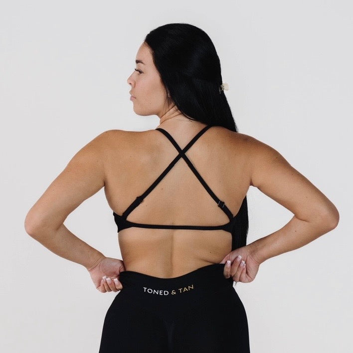 Signature Cross Strap Bra